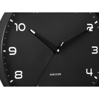 Nástenné hodiny Orgullo Karlsson KA6053BK, 40cm